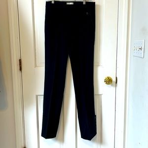 Badgley Mischka Black Pants with buttons on the lower sides. Size 4